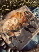 Floral Painted Buffalo (DTF Tee)